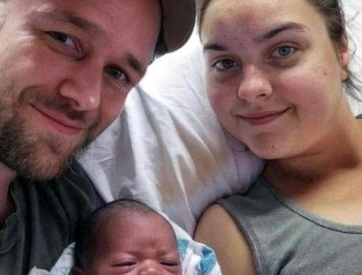 White woman gave birth to a black baby from her white husband