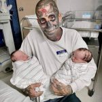 Heavily Tattooed Dad Faces Criticism as People Think He is a Horrible Parent – Then His Wife Reveals the Truth