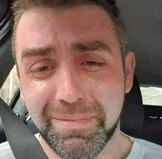 Crying in his car, literally minutes before taking his own life