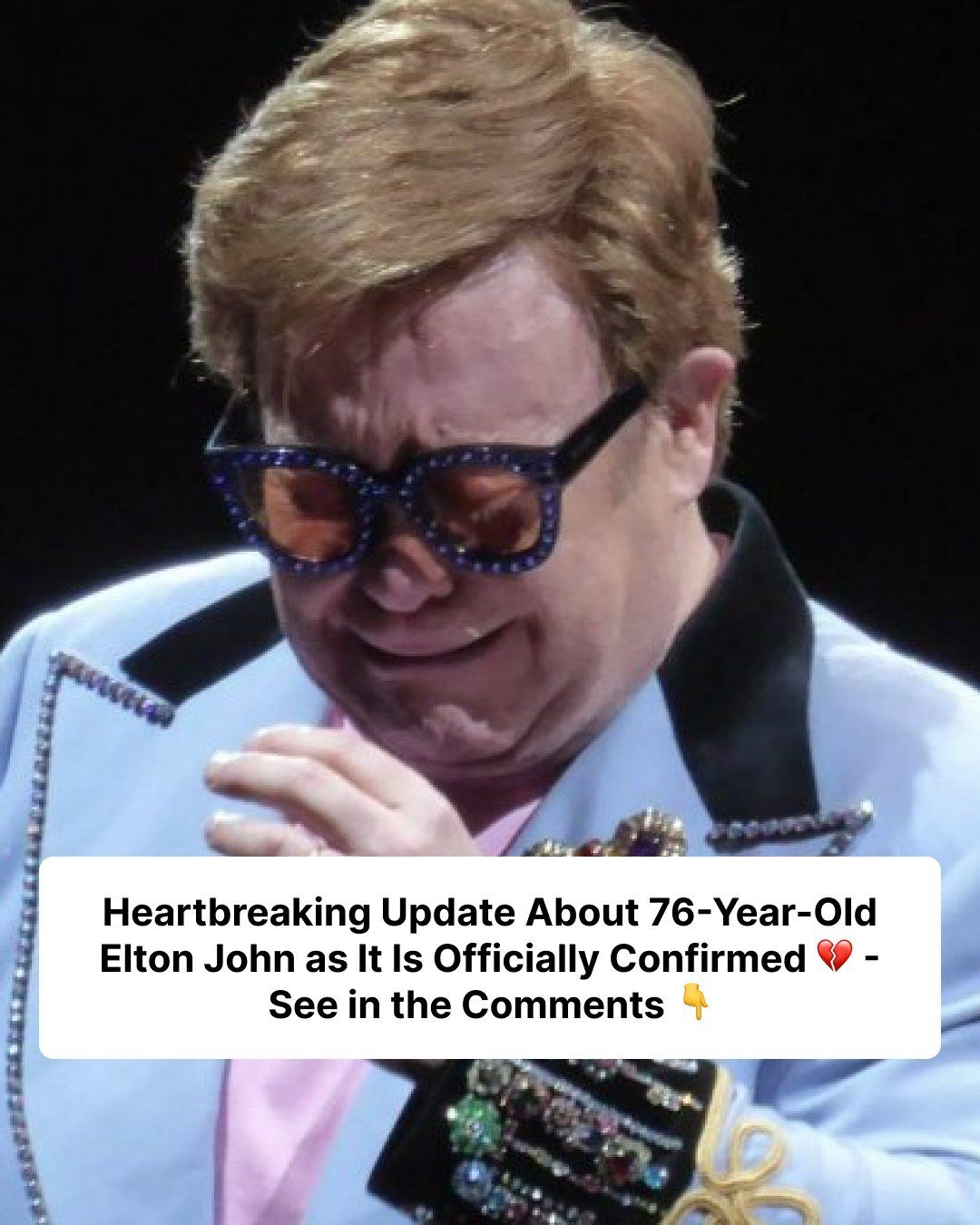 Heartbreaking Update About the Cherished Music Icon, Elton John!