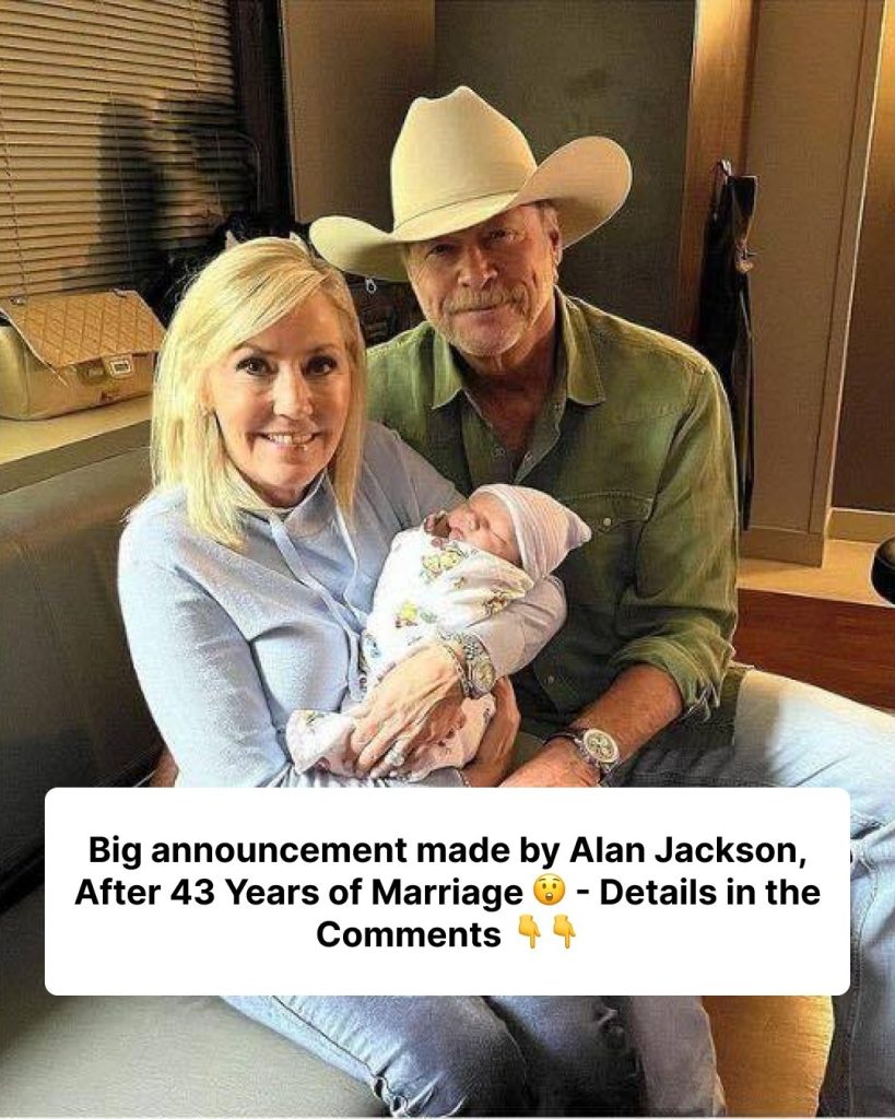 Alan Jackson makes a significant announcement after 43 years of marriage