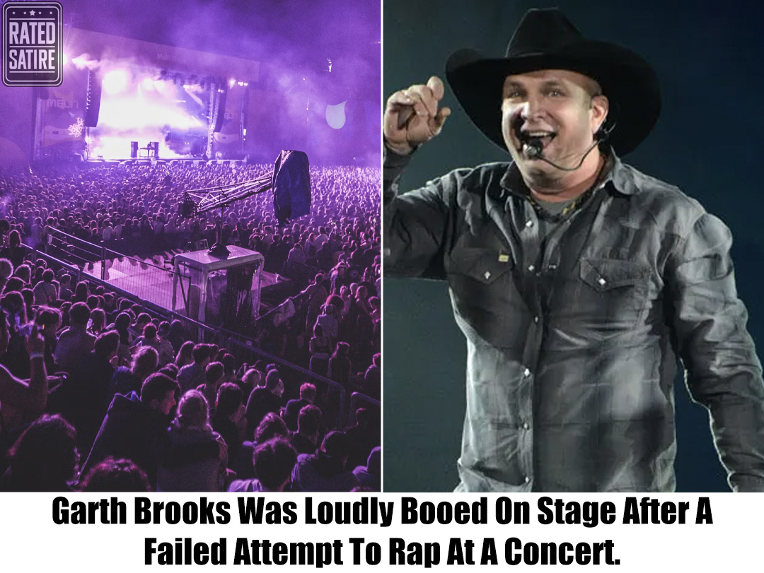 Breaking: Garth Brooks Booed After Rapping at Country Music Festival