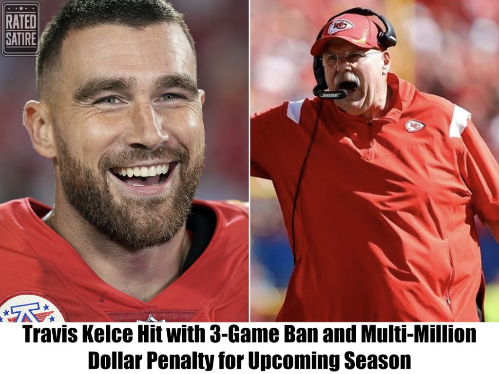 Breaking: Travis Kelce Receives 3-Game Suspension for Next Season Coupled with $10 Million Fine