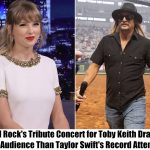 Breaking: Kid Rock’s Tribute Concert for Toby Keith Surpasses Taylor Swift’s Peak Audience Numbers, “Biggest Show Ever”