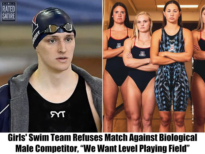Breaking: Girls’ Swim Team Declines To Compete Against Biological Male, Says “It’s Not Right”