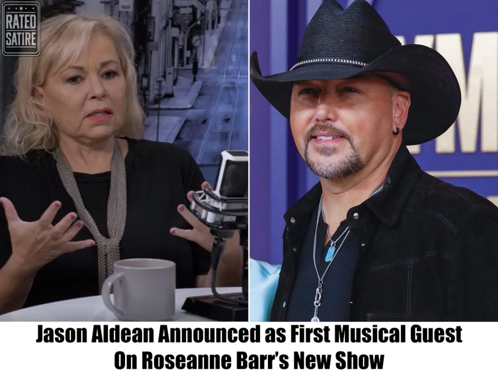 Breaking: Jason Aldean Set to Star as Inaugural Musical Guest on Roseanne Barr’s Latest Show