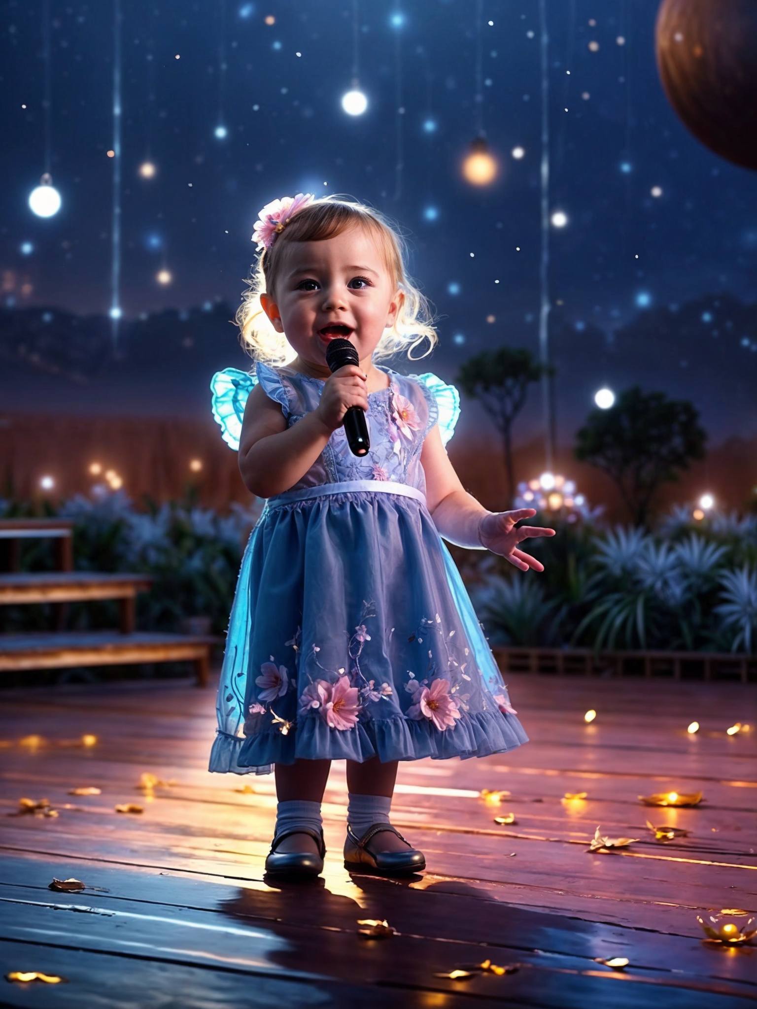 This is just a fantasy. Just look at how this 2-year-old sings the song we all know…