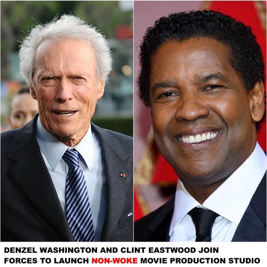 Breaking: Denzel Washington and Clint Eastwood Join Forces to Launch Non-Woke Movie Production Studio