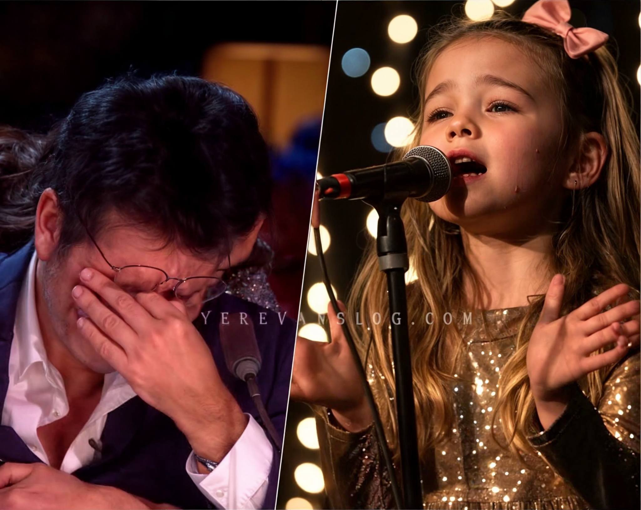 Historical moment: Simon Cowell shed tears in front of the public! this little girl made everyone cry with her voice