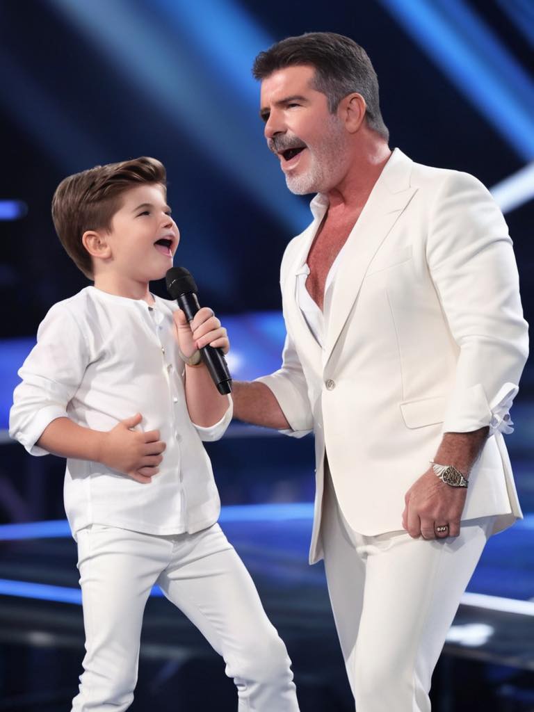 It was an unforgettable! Simon Cowell and Son sing an Adorably Angelic Version of “Don’t Stop Believin”.