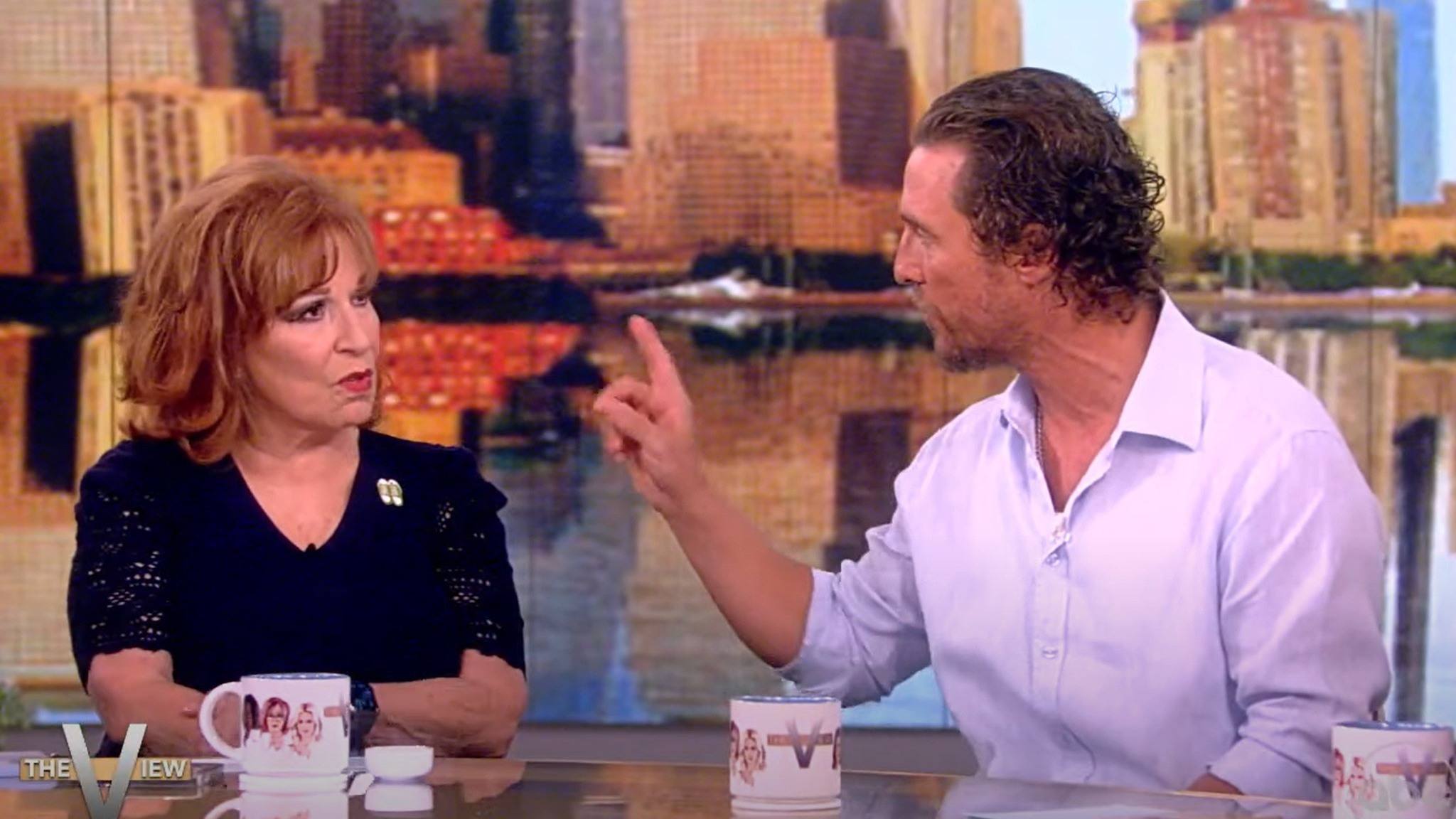 Matthew McConaughey SHUTS UP Joy Behar After She Asked This One Question