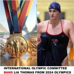 Lia Thomas, a transgender swimmer from the University of Pennsylvania, has been disqualified from the 2024 Olympics. Riley Gaines, a famous swimmer from the University of Kentucky, has qualified to compete.