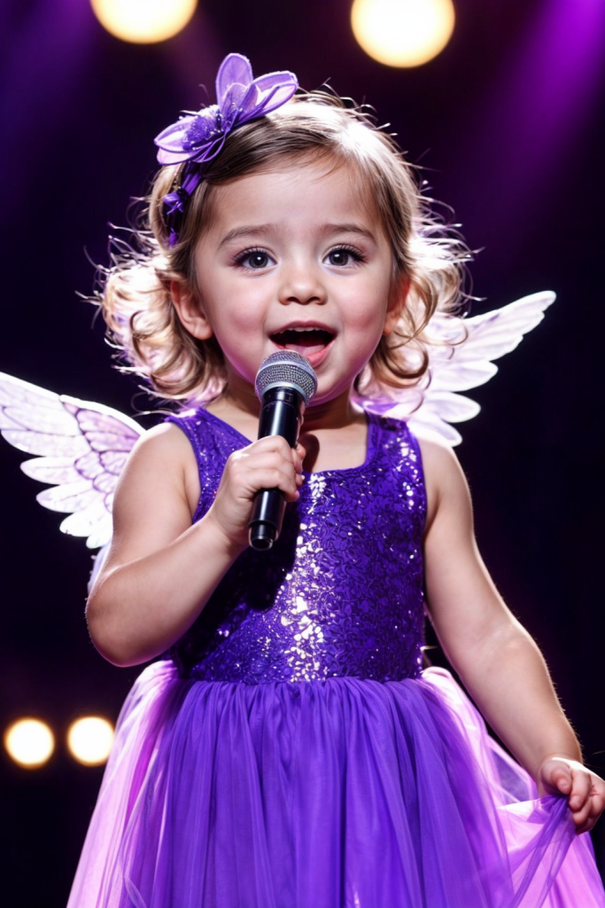 *When This 4-Year-Old Girl Started Signing A 40-Year-Old Song, The Entire Crowd Gasped. +