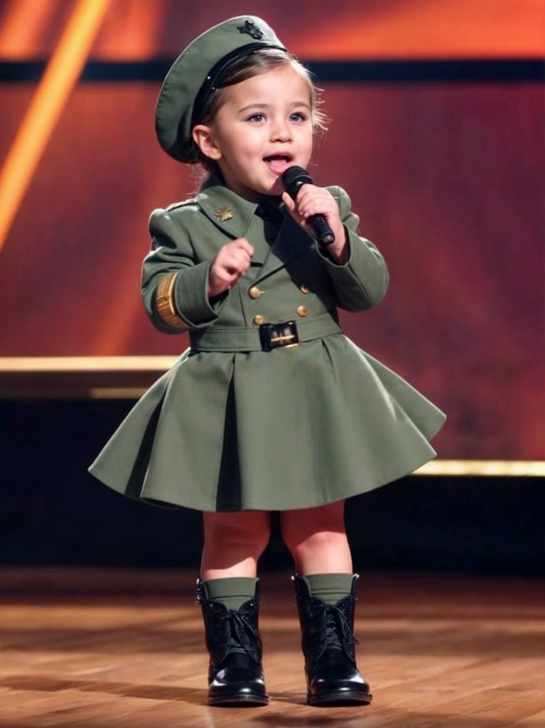 * The little girl sing an 80-year-old song and proves that she deserves to win. An incredible performance, the jury was left speechless