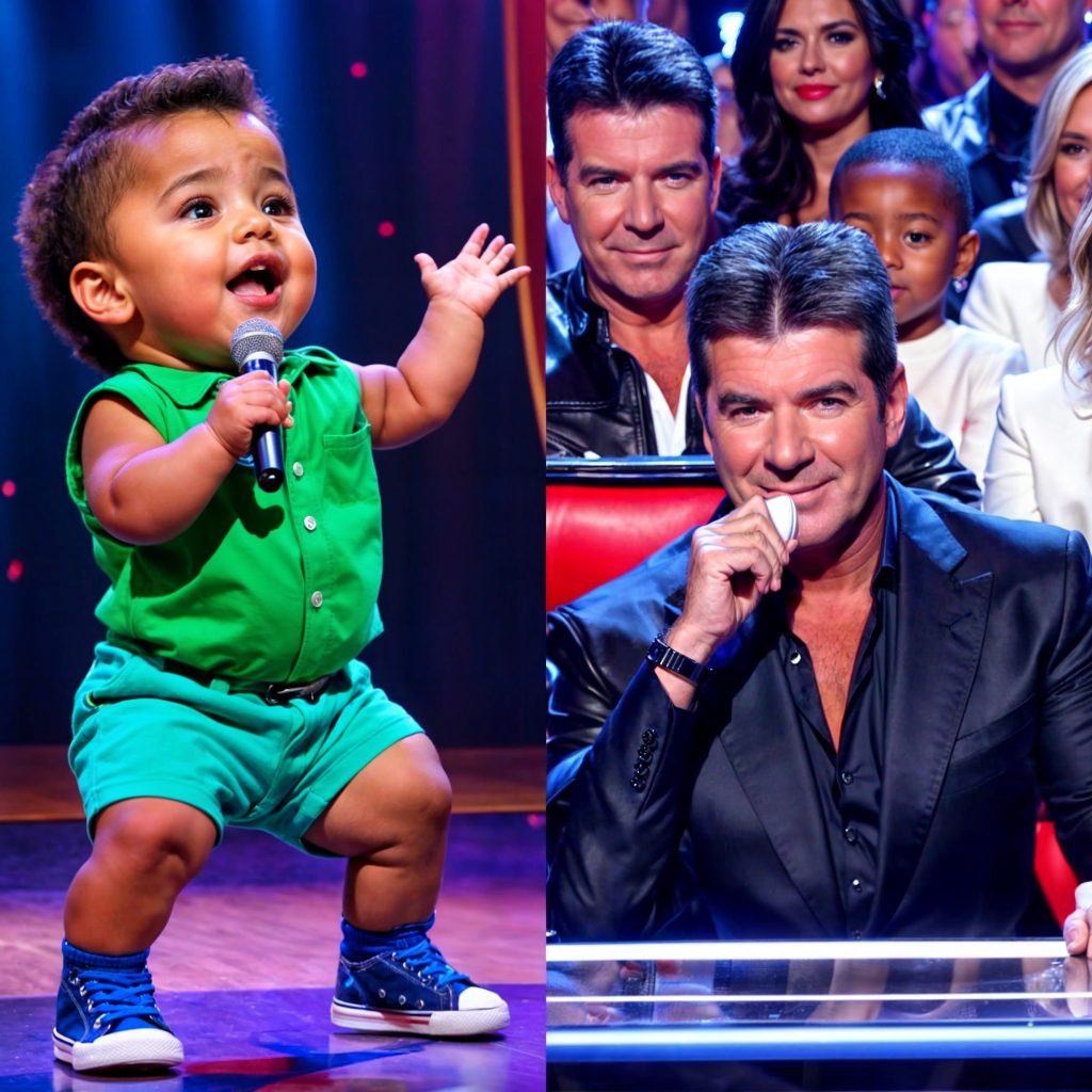 This is a rare miracle in history. The little boy is only 1 year old and sings so well on stage that the jury is moved to tears.