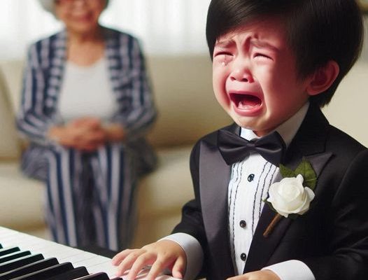 5-Yr-Old Piano Prodigy Plays For 101-Yr-Old Grandma, Her Final Request Has Him In Tears.