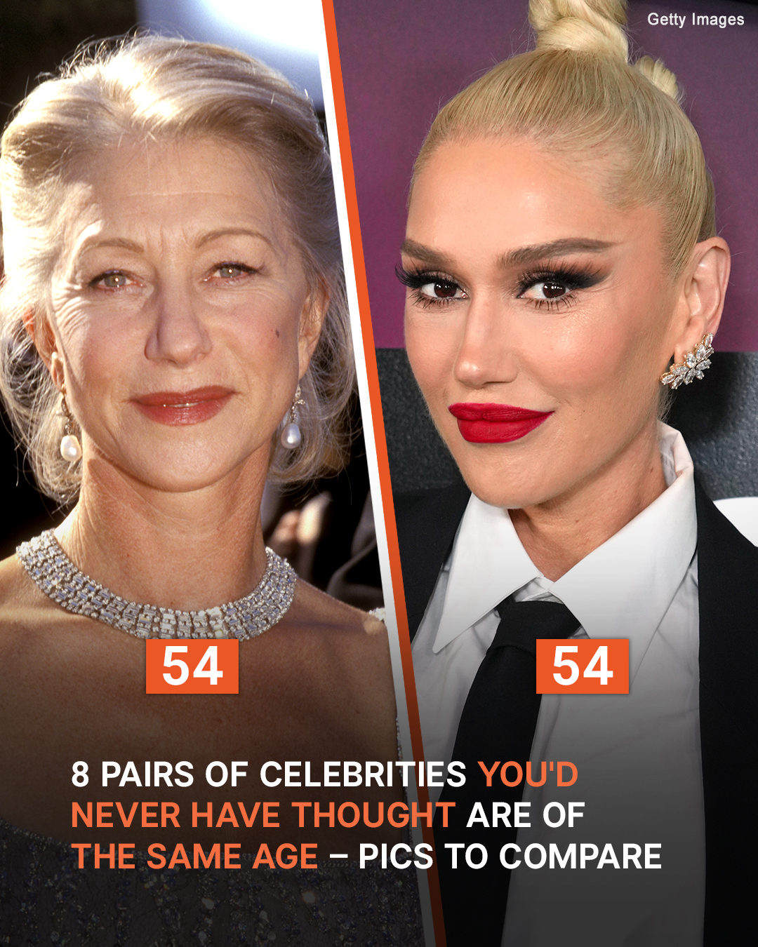 8 Pairs of Celebrity Women Captured at the Same Age, Yet Appearing Years Apart