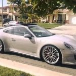 A 17-year-old boy who works part-time at Pizza Hut drives up to park in front of the house in a beautiful Porsche