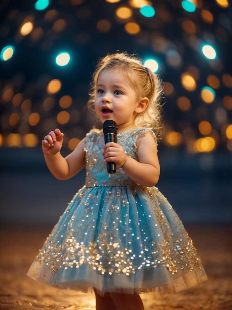 This has never happened before in history. When This 4-Year-Old Girl Started Signing A 40-Year-Old Song, The Entire Crowd Gasped. +