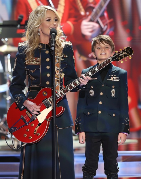 Carrie Underwood and Son Sing an Adorably Angelic Version of “The Little Drummer Boy”