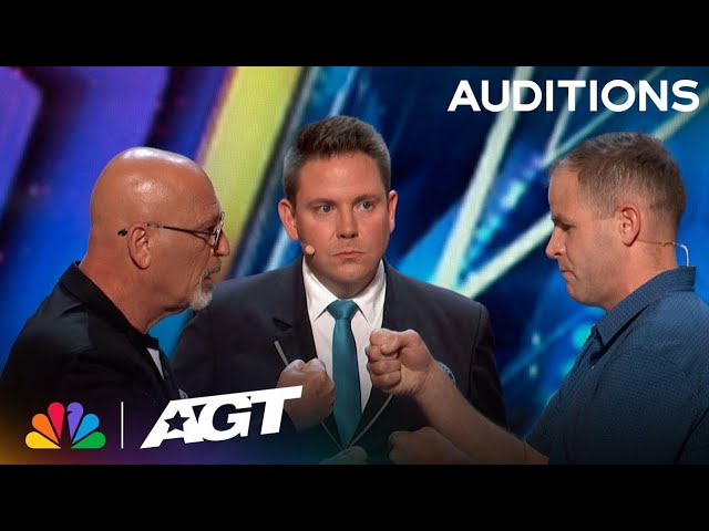  Incredible! David Rush and Howie Mandel made history on #AGT by setting a new world record for fist bumping! Talk about talent! 