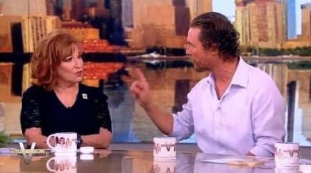 Matthew McConaughey Shuts Down Joy Behar Hard After Her Ridiculous Question