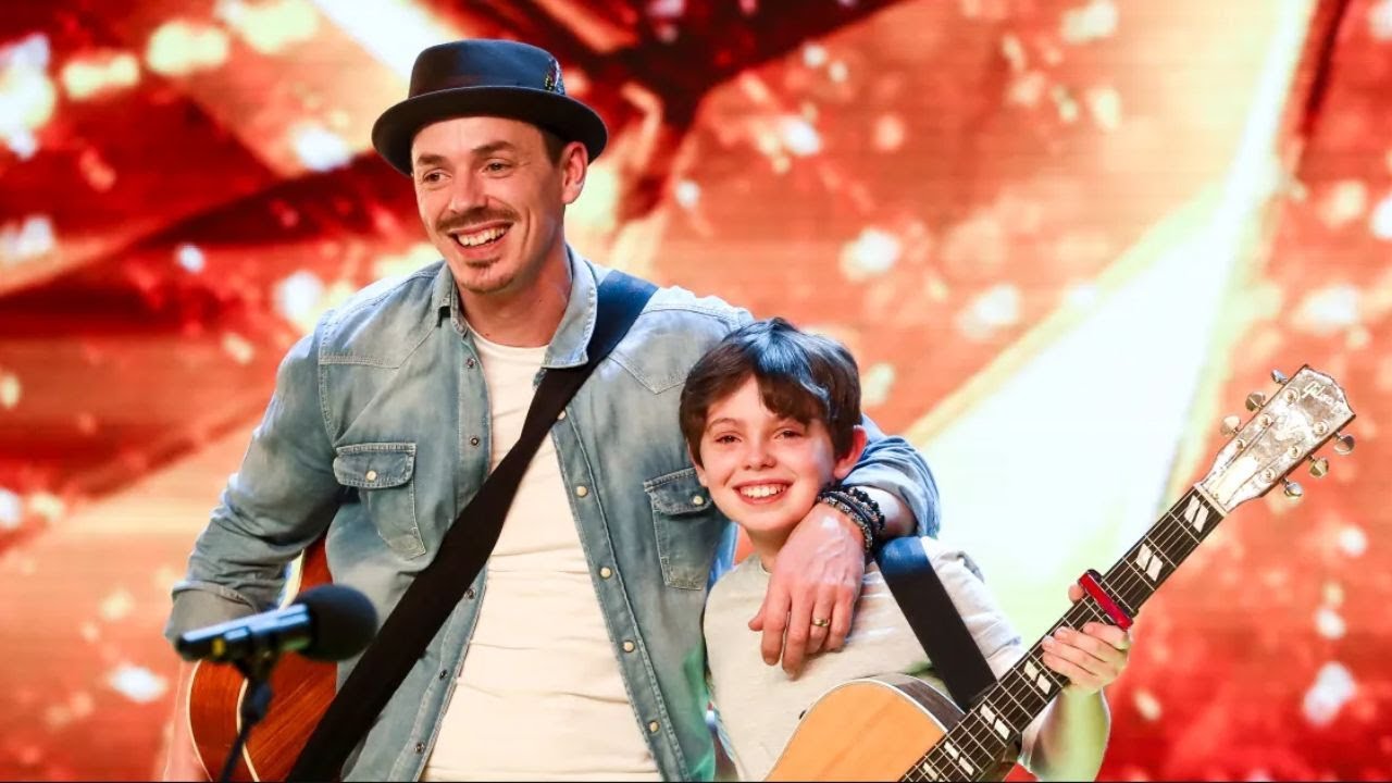 Father-Son Singing Duo Win Simon Cowell’s GOLDEN BUZZER with Original Family Song