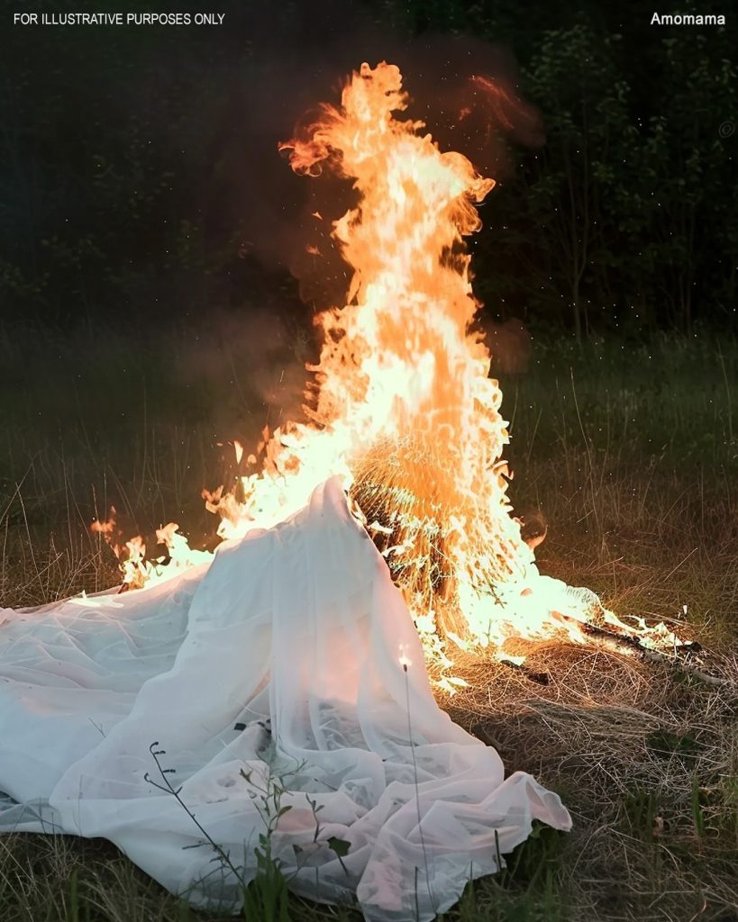 Woman Sees Her Sister Burn Her Dress on the Wedding Day, but Thanks Her When She Finds Out the Reason