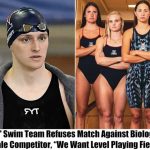 Breaking: Girls’ Swim Team Declines To Compete Against Biological Male, Says “It’s Not Right”