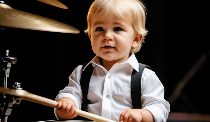 This Adorable Toddler perform his incredible dumming prodigy which is shock the entire audience in the hall💞💓.. Watch his unforgettable performance below!!👇🏻👇🏻