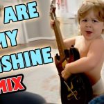 WOW! 2 years old plays the guitar and start singing with his beautiful voice!