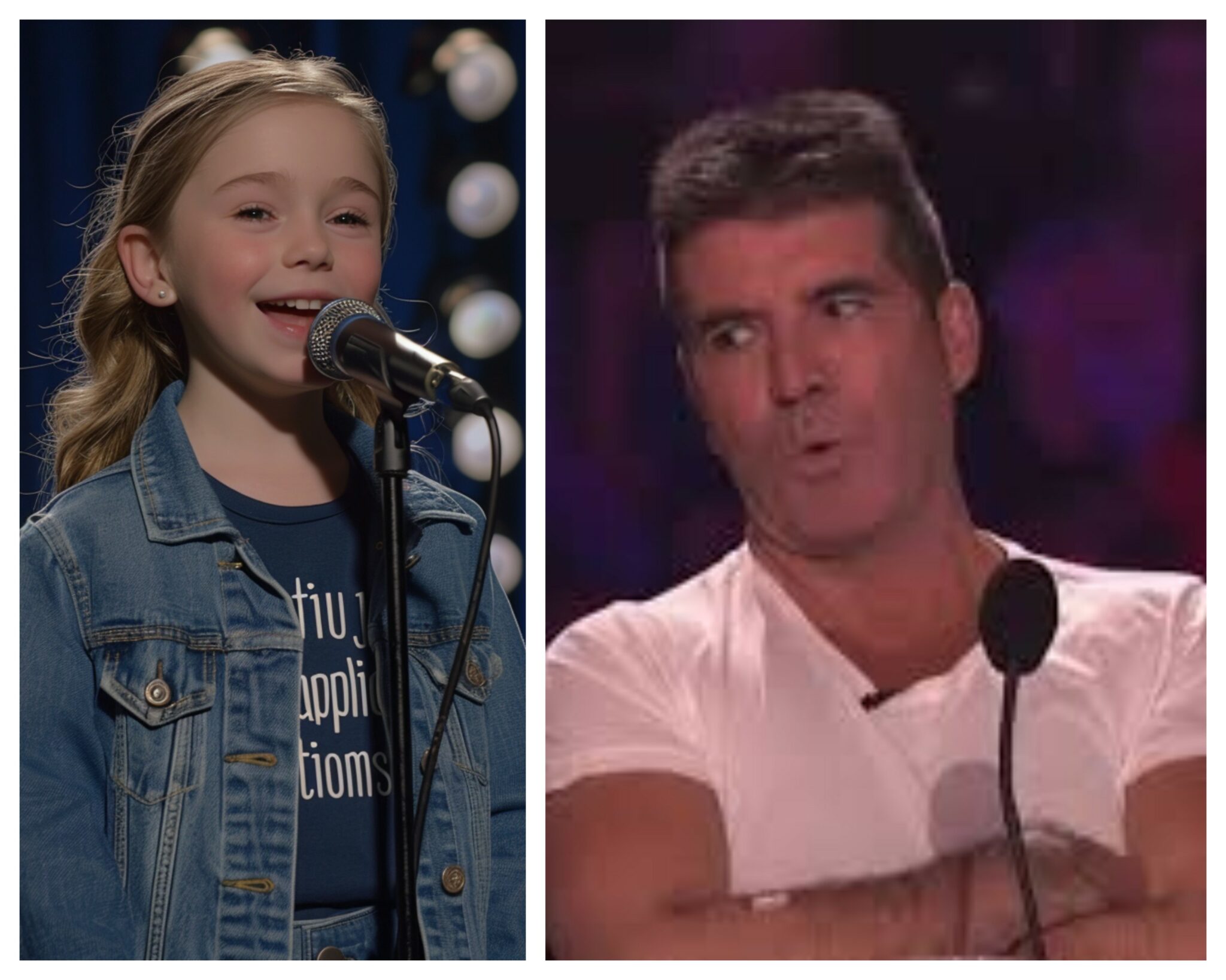 This girl just blew up the stage with her voice, Simon stopped the girl’s song, not believing that it was her singing. Watch the video in the comments below