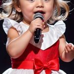 When this 2-year-old girl stepped onto the stage and began singing a 30-year-old classic, the entire audience was left in awe.