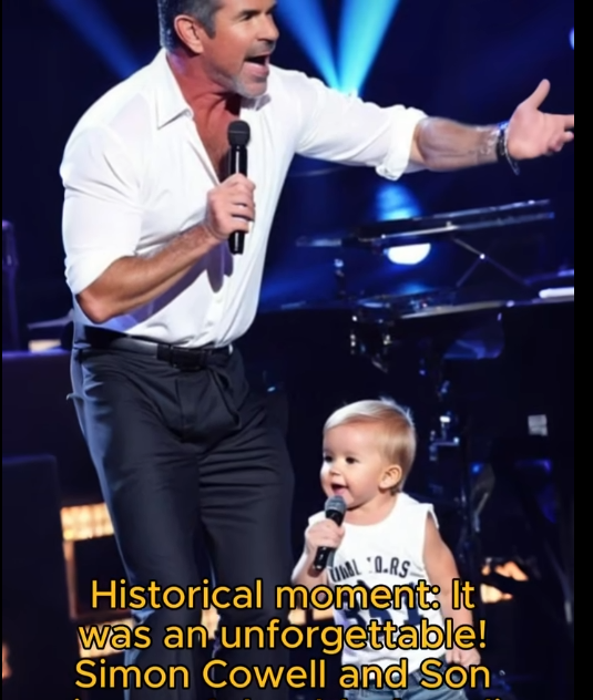 Historical moment: It was an unforgettable! Simon Cowell and Son sing an Adorably Angelic Version of “Don’t Stop Believin”