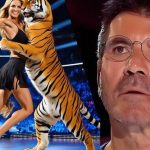 This dance of a girl and a tiger amazed the judges, they held their breath, the whole audience is in shock