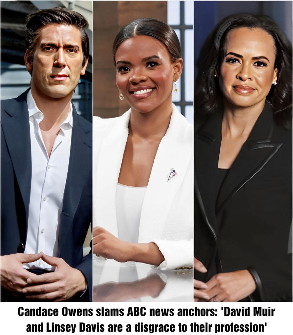 Candace Owens Slams ABC News Anchors: «David Muir And Linsey Davis Are A Disgrace To Their Profession»