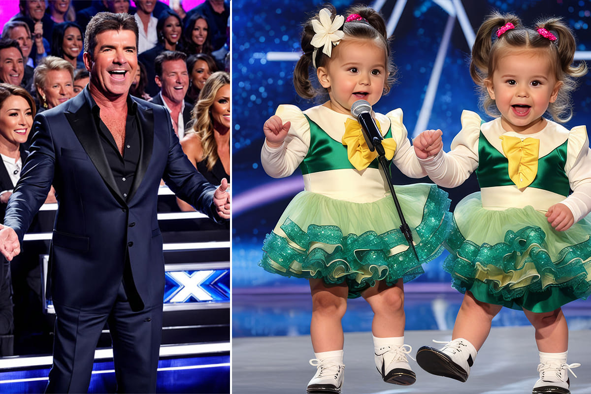 Simon Cowell started yelling like crazy! These little miracles sang a song that Simon could not speak