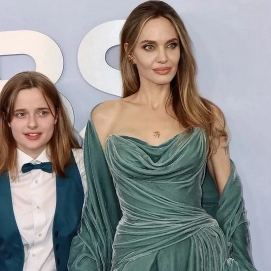 Angelina Jolie got matching tattoos with her 16-year-old daughter. They chose a symbol that connects them in a special way.