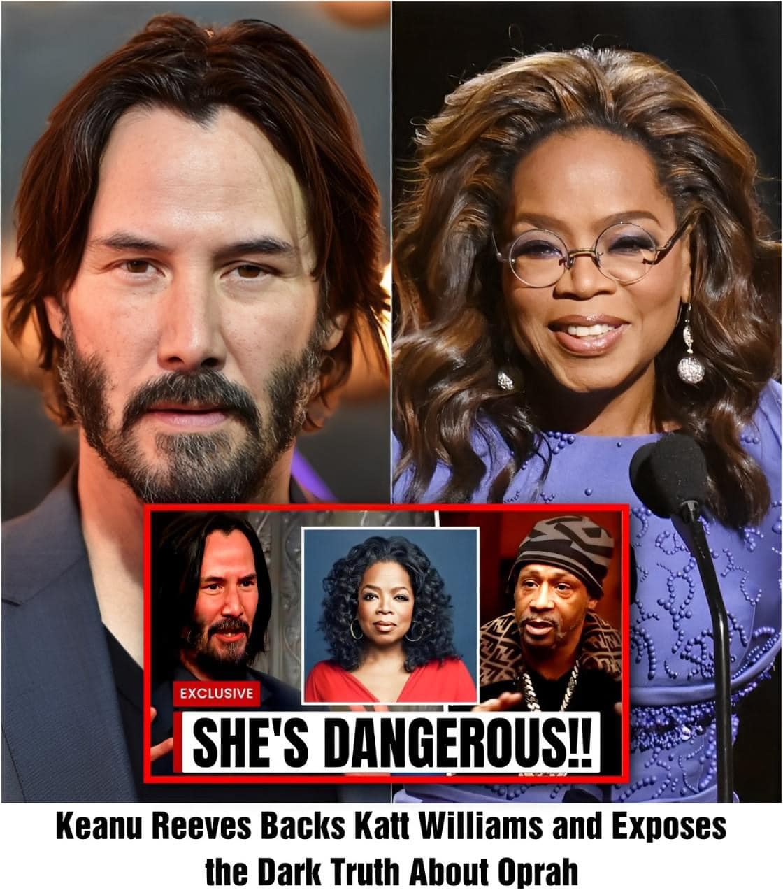 BREAKING NEWS: Keanu Reeves Backs Katt Williams and Exposes the Dark Truth About Oprah