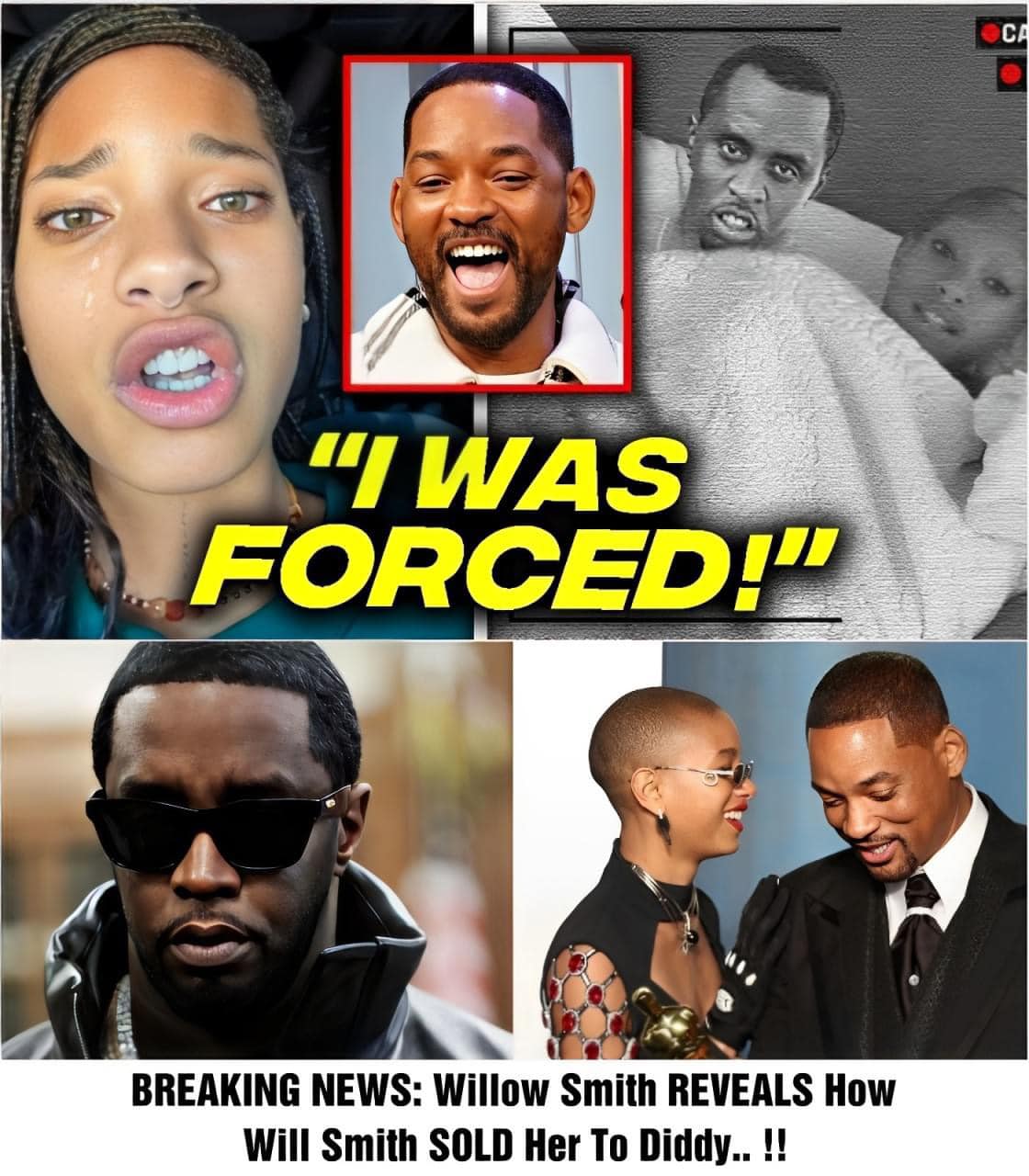 BREAKING NEWS: Willow Smith Reveals How Will Smith Sold Her To Diddy..!!