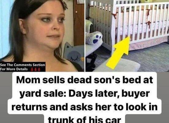 After this mourning mom sold her dead son’s crib at a yard sale, she was surprised when the buyer returned it a week later…. Read below