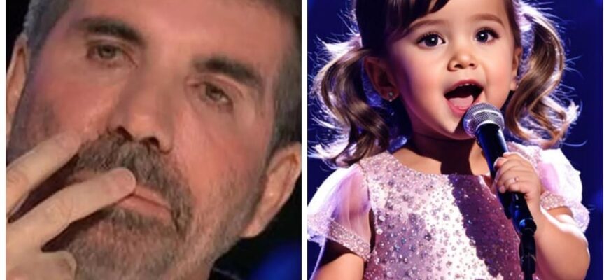 This has never happened before in history, Simon Cowell Breaks Down in TEARS as little girl started singing, the entire crowd gasped!