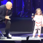 Billy Joel’s three-year-old daughter joins him onstage and immediately steals the spotlight with her slick moves