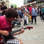 Marcello Calabrese is an Italian guitarist who stops traffic on the street with his amazing performances