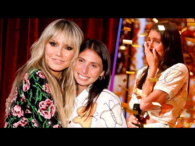 GOLDEN BUZZER! Lily Meola Makes Heidi Klum Cry With Her EMOTIONAL Original Song!