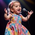 5 year old girl sings the hall are stunned Watched in 1 day 90․000000 million people