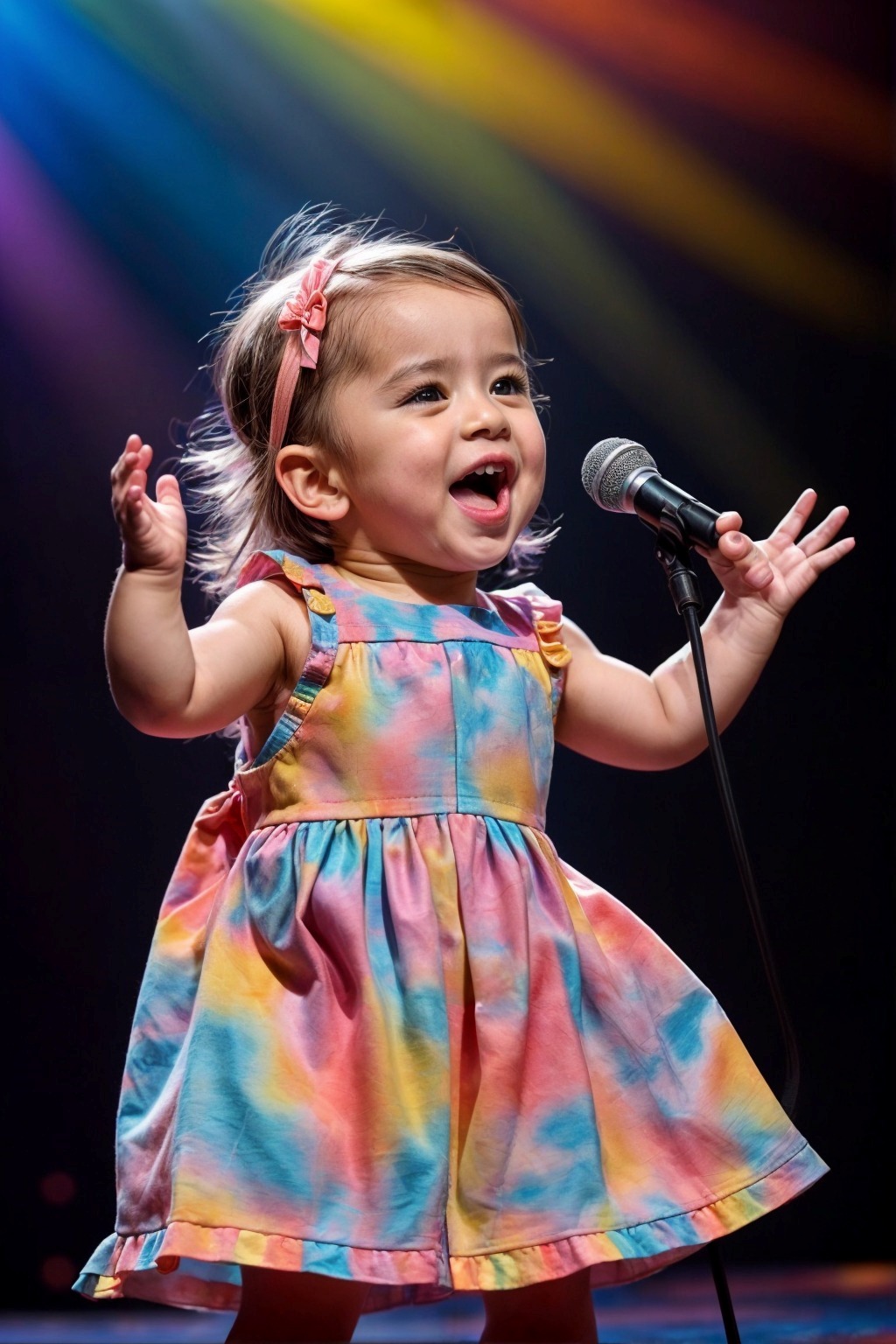 5 year old girl sings the hall are stunned Watched in 1 day 90․000000 million people